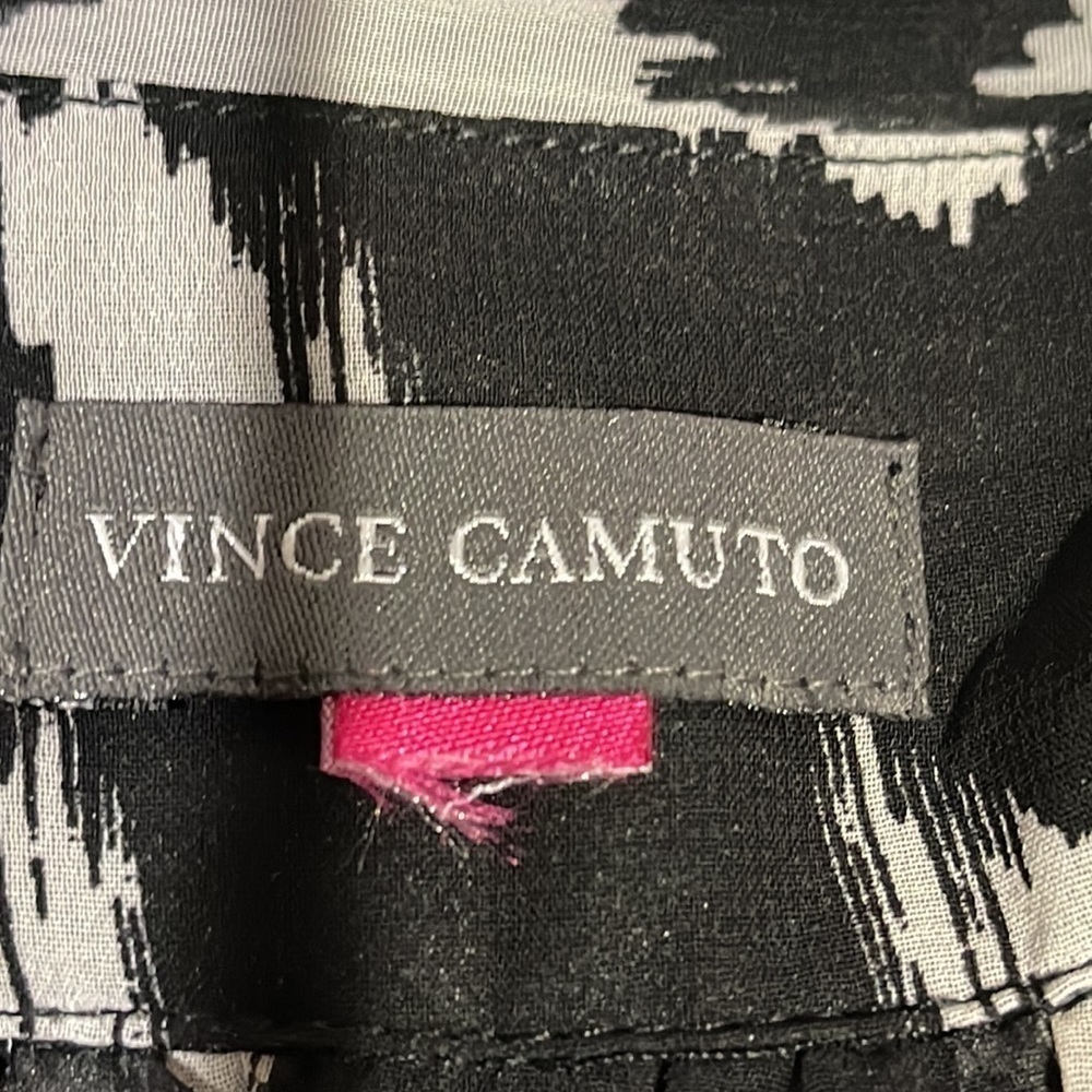 Vince Camuto Black and White Tribal Luxe Flowy Mini Skirt - NWT - Picture 5 of 8